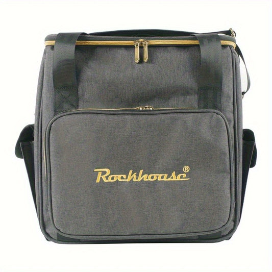 FF Bonfires Vinyl Record Carrying Bag - 45 LP Capacity with Separation Layer -recordscrate