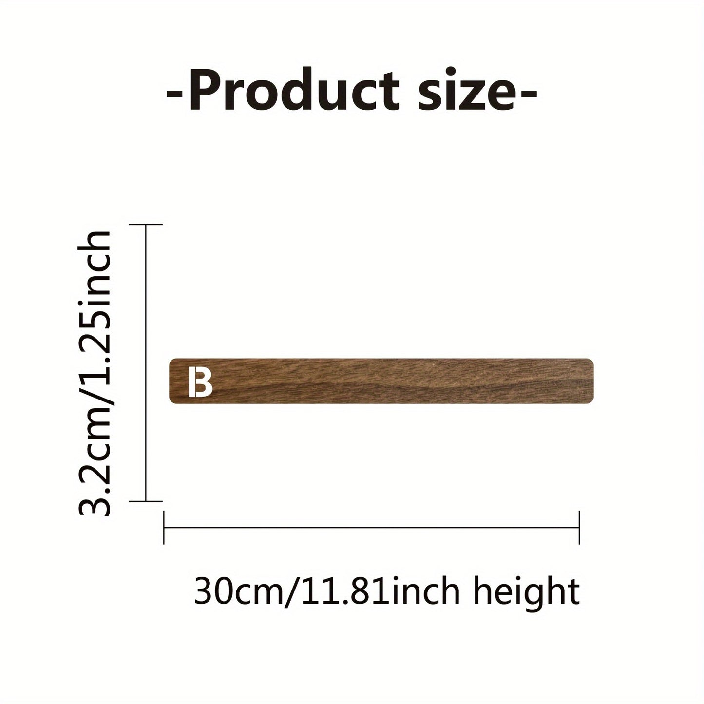 Handcrafted Wooden Vinyl Record Dividers with Letters -recordscrate