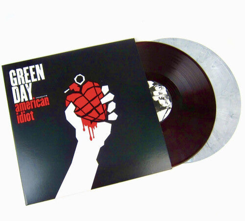 Green Day: American Idiot - Limited Colored Vinyl with LP1 pressed on Red with Black swirl & LP2 pressed on White with Black swirl [VINYL]