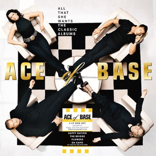 Ace of Base: All That She Wants: The Classic Albums [180-Gram Green, Red, Blue & Yellow Colored Vinyl] [VINYL]
