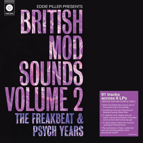 Various Artists: Eddie Piller Presents British Mod Sounds Of The 1960s Volume 2: The Freakbeat & Psych Years / Various - 6LP Boxset on 140-Gram Purple Colored Vinyl [VINYL]