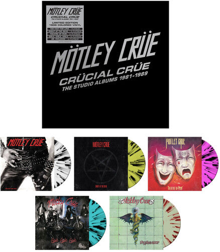 Motley Crue: Crucial Crue: The Studio Albums 1981-1989 [VINYL]