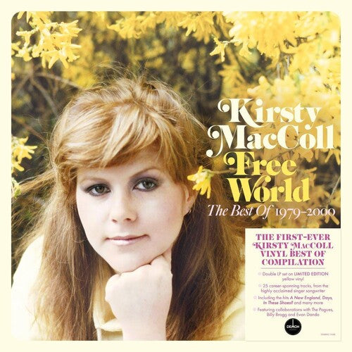 Kirsty MacColl: Free World: The Best Of Kirsty Maccoll 1979-2000 - 140-Gram Yellow Colored Vinyl [VINYL]