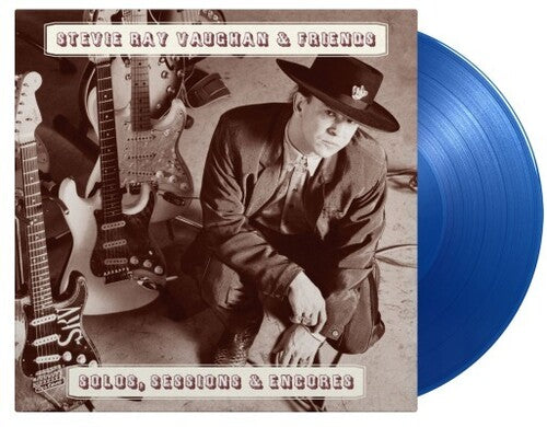 Vaughan, Stevie Ray & Friends: Solos Sessions & Encores - Limited 180-Gram Translucent Blue Colored Vinyl [VINYL]