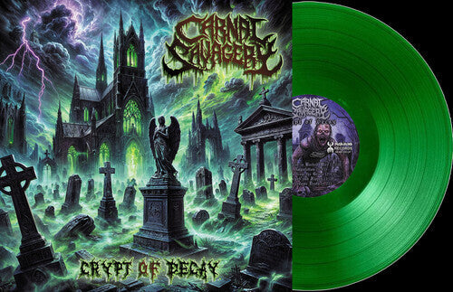 Carnal Savagery: Crypt of Decay - Cemetery Green [VINYL]