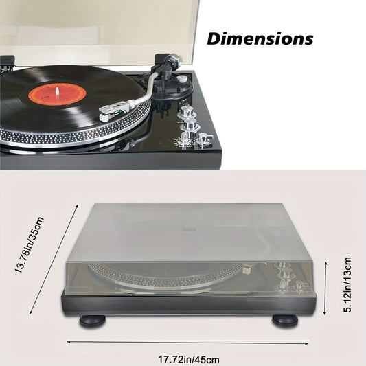 Retro Belt-Driven Turntable - 220-240V, RCA Output, LP/Gramophone Compatible (Ideal Party Gift) -recordscrate