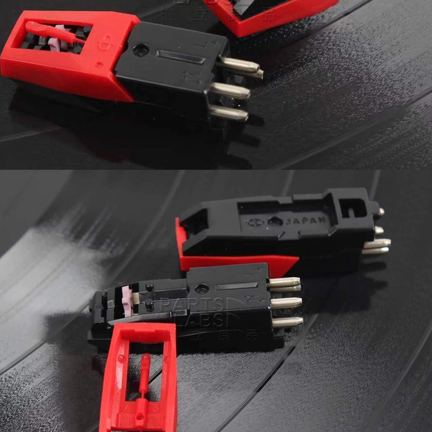 3-Speed Belt-Driven Vintage Turntable - Built-in Speakers, FM Radio, 3.5mm/Line Out + 2 Belts & 2 Styli -recordscrate