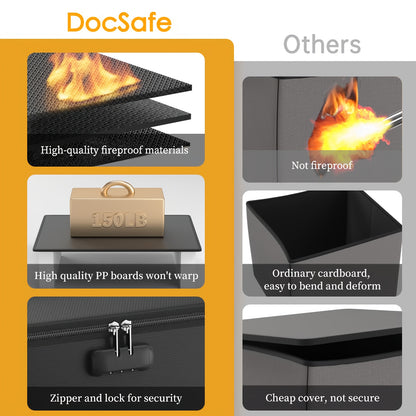 Collapsible Lockable Record Crate with Lid & Handles (100+ 12" LPs) -recordscrate