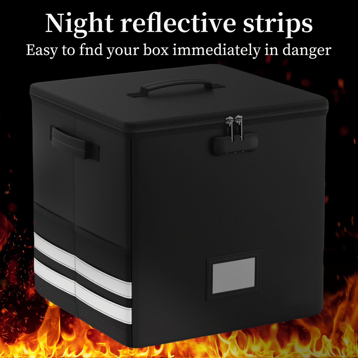 Collapsible Lockable Record Crate with Lid & Handles (100+ 12" LPs) -recordscrate