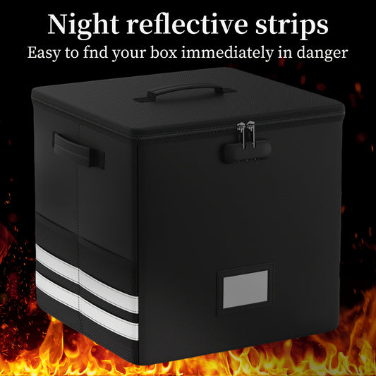 Collapsible Lockable Record Crate with Lid & Handles (100+ 12" LPs) -recordscrate