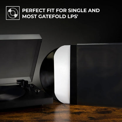 50-Pack 12-Inch Transparent Plastic Vinyl Record Protective Bags (Durable & Reusable) -recordscrate